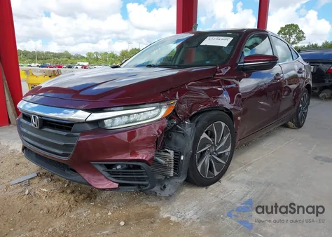 2019 Honda Insight Touring from USA, damaged, VIN 19XZE4F94KE020302